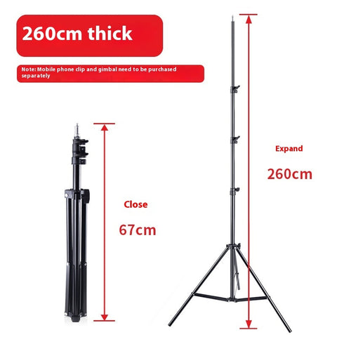 Mobile Live Streaming Photography Telescopic Fill Light Bracket