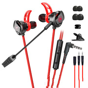 Wired Mobile Phone Computer Headset Headset In-ear Long Mic Gaming