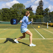 22 FT Pickleball Net, Steady Metal Frame,Easy Setup For All-Weather Resistant Play In Backyards,Outdoor Indoor Driveways And Garages