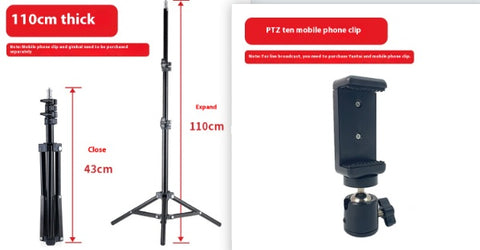 Mobile Live Streaming Photography Telescopic Fill Light Bracket