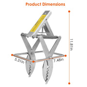 2PCS Easy Setup Mole Traps Outdoor Reusable Scissor Mole Gopher Rodent Control Trap Solid Metal Material For Lawn Garden Yard