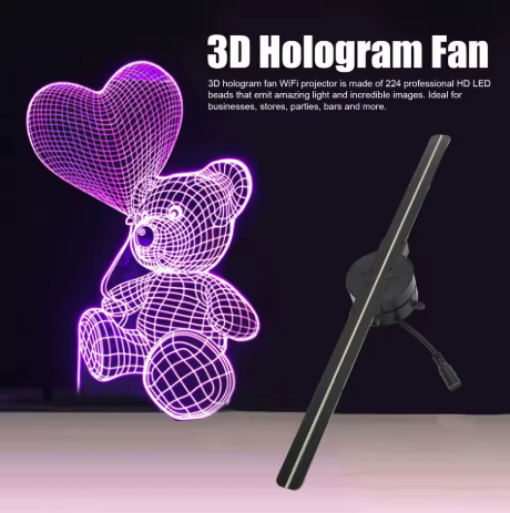 3d holographic fan