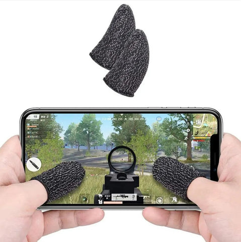 10 Pcs Screen  Gaming Finger Sleeve Game Controller Mobile Sweatproof Gloves